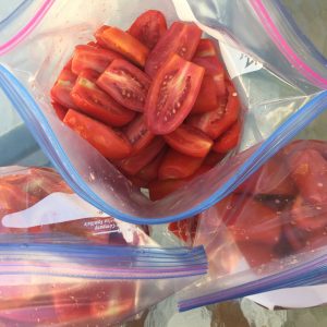 how to freeze tomatoes