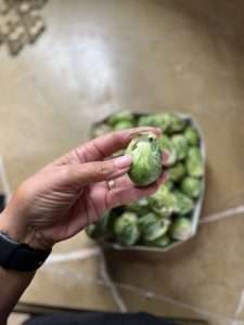 how to prep brussel sprouts