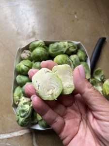 how to prep brussel sprouts