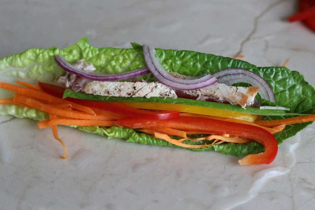 Fresh Rice Paper (Spring) Rolls with Peanut Sauce rice paper rolls