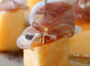 Truffled Prosciutto and Cantaloupe Bites