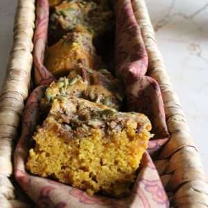 pumpkin streusel cake