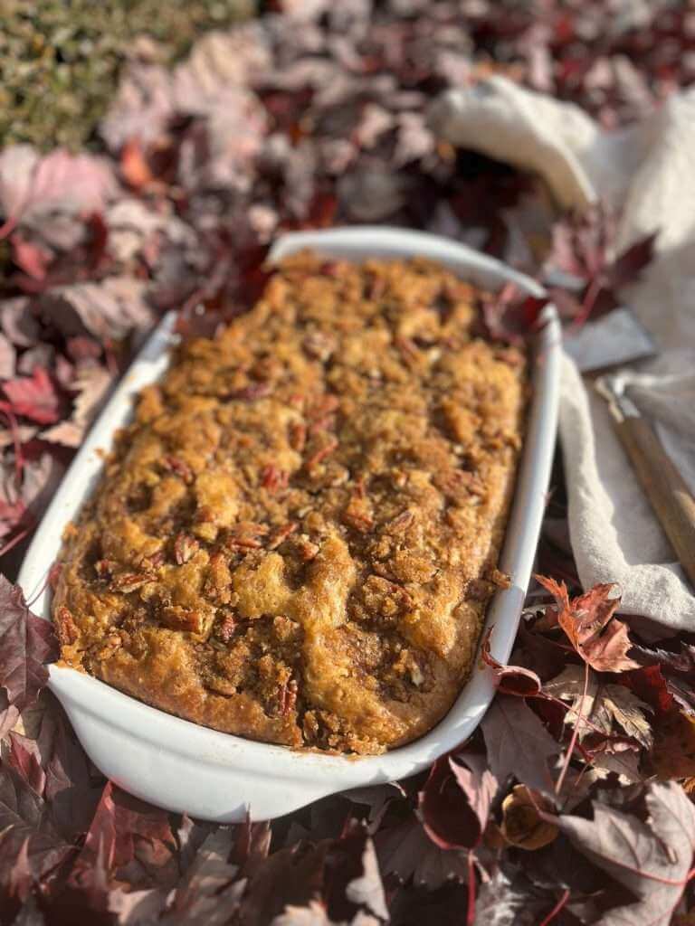 pumpkin streusel cake