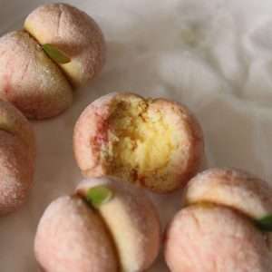 Pesche con Crema: Tender Custard-Filled Italian Peach Cookies Just Crumbs by Suzie Durigon