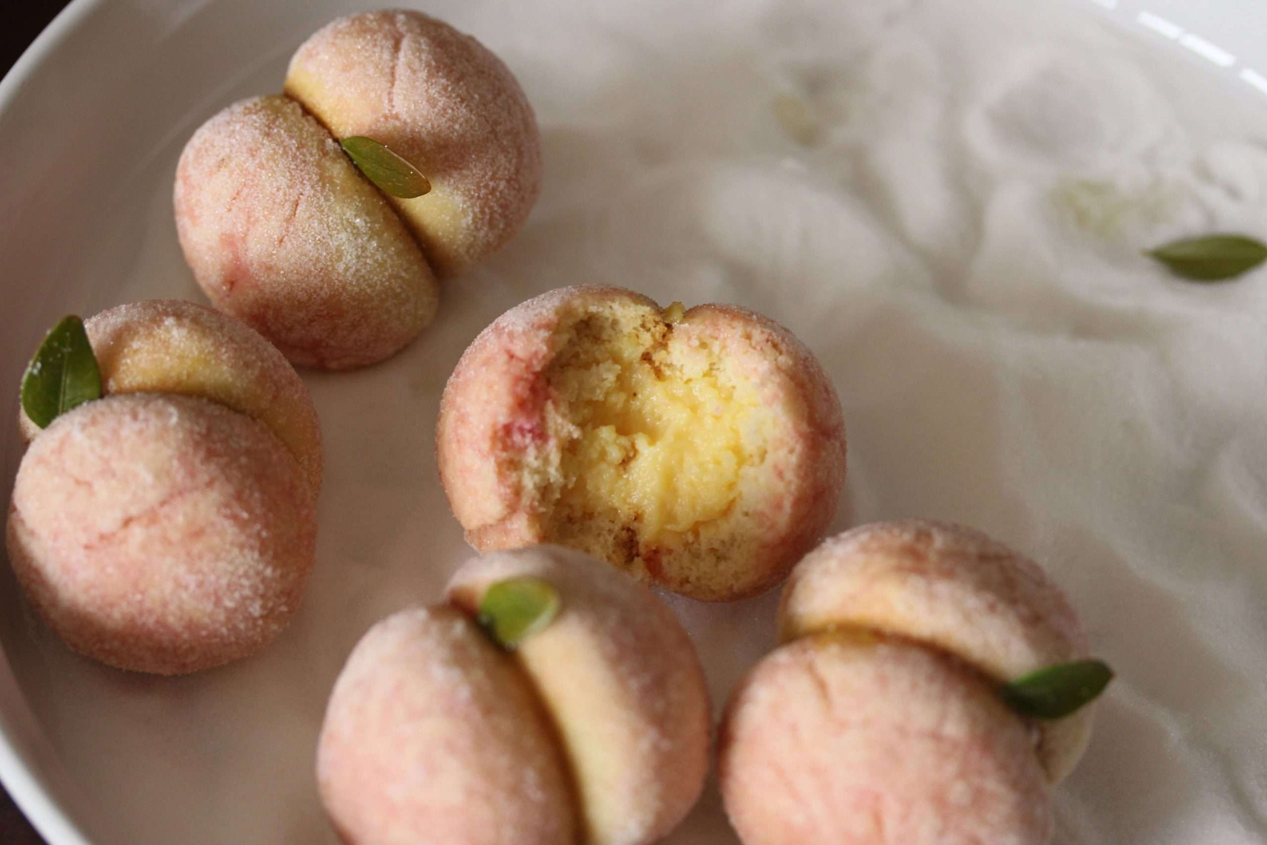 pesche (peach cookies)