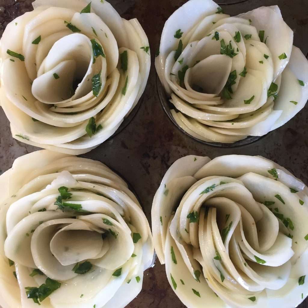 potato stacks