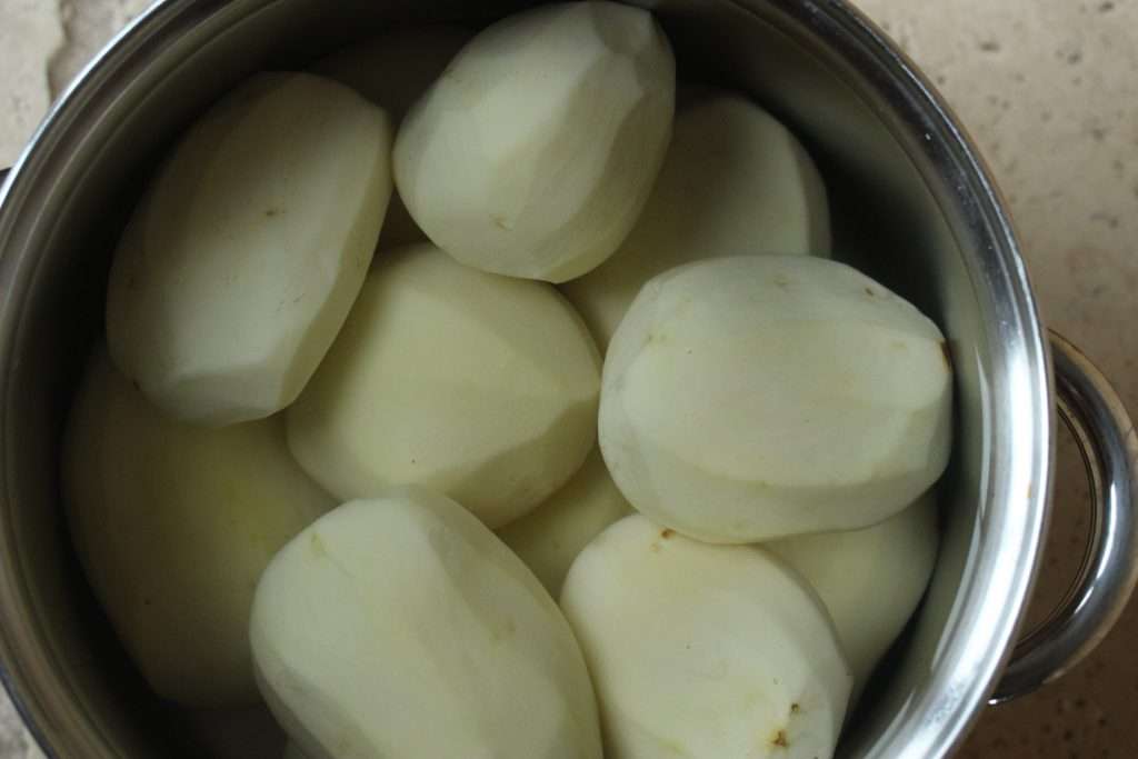 potato stacks
