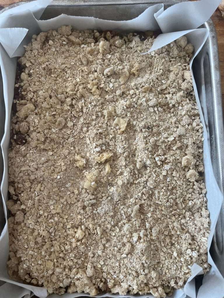 Buttery Rhubarb Oatmeal Crumble Bars Just Crumbs by Suzie Durigon