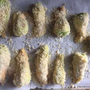 Healthy Stuffed Zucchini Flowers Just Crumbs by Suzie Durigon