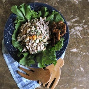 The Easiest Chicken, Cashew and Peach Chicken Salad Just Crumbs Blog by Suzie Duringon