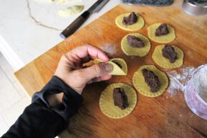 Ceci Ripieni: Italian Chickpea Chocolate Cookies Just Crumbs Blog by Suzie Durigon