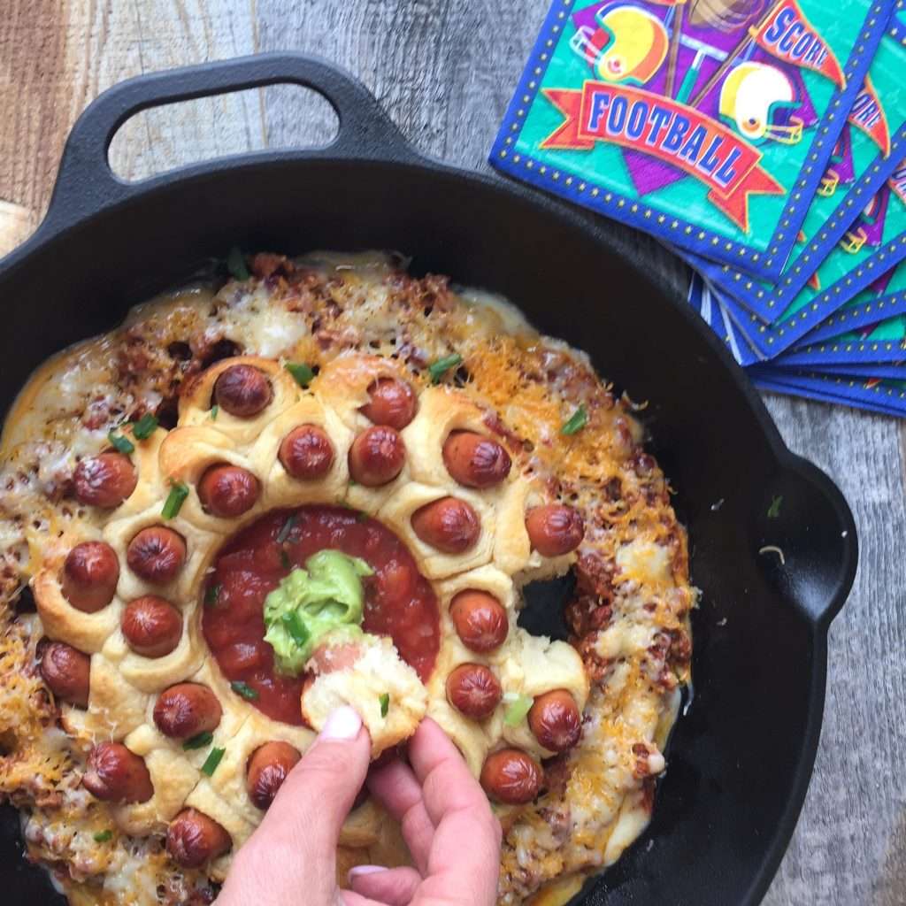 Decked Out Chili 'n Piggies in a Blanket Piggies in a Blanket
