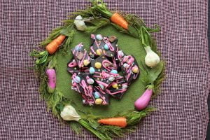 DIY Pretty Easter Bark Just Crumbs Blog by Suzie Durigon