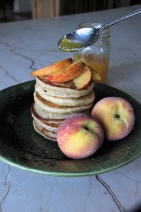 The Fastest Blender Pancakes (that happen to be gluten free, dairy free and refined sugar free!) Just Crumbs Blog by Suzie Durigon