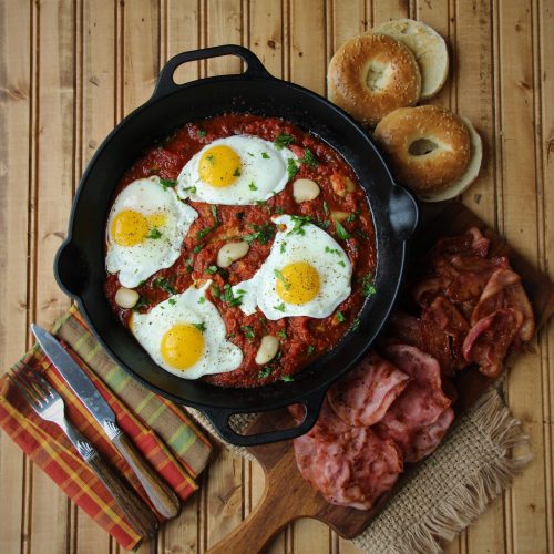 Eggs in Purgatory Just Crumbs Blog by Suzie Durigon