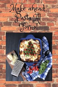 Make ahead pasta al forno