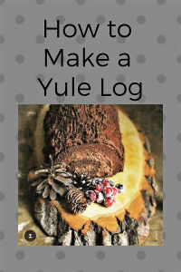 How to make a yule log cake