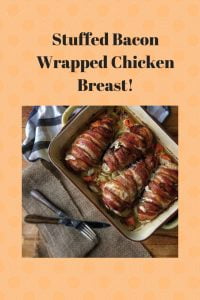 Stuffed Bacon Wrapped Chicken Breast!