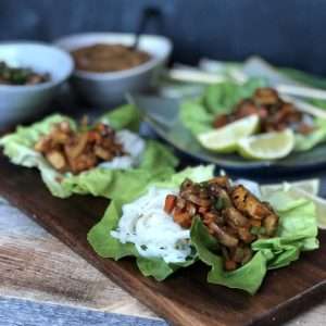 The Best Vegan Lettuce Cups