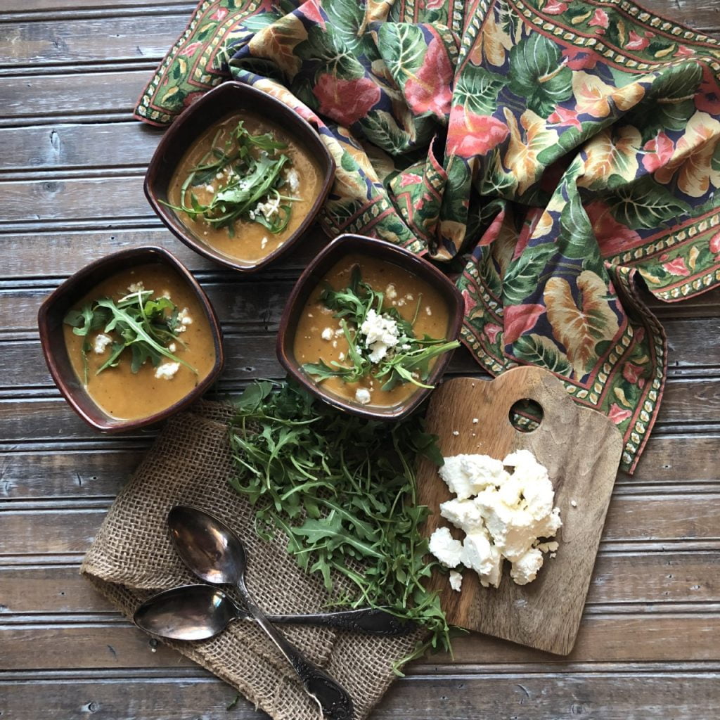 Roasted Onion And Squash Soup