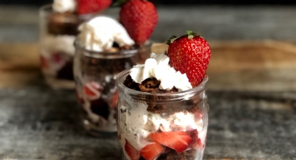 Quick and Easy Brownie Parfaits