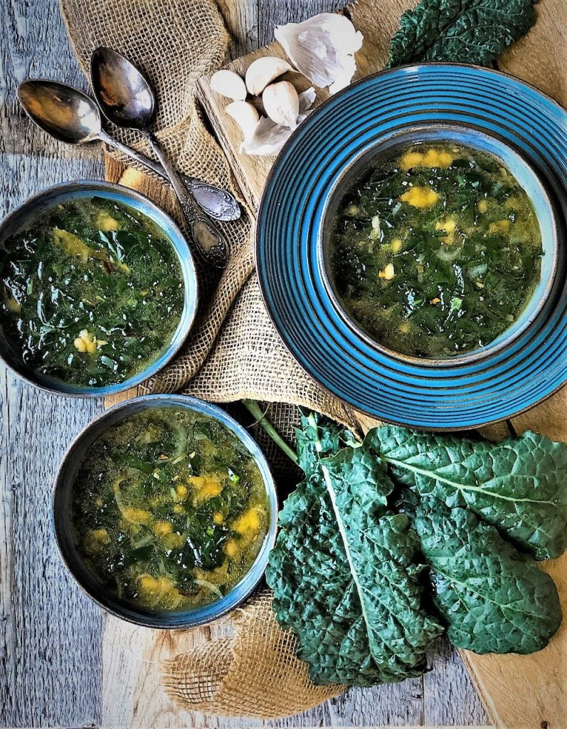 Super Quick Kale and White Bean Soup
