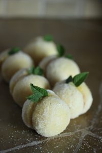 Italian lemon curd filled cookies