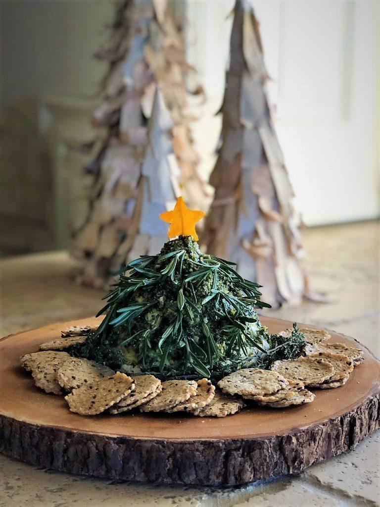 Party Essentials: Appetizer Christmas Tree Cheese Ball