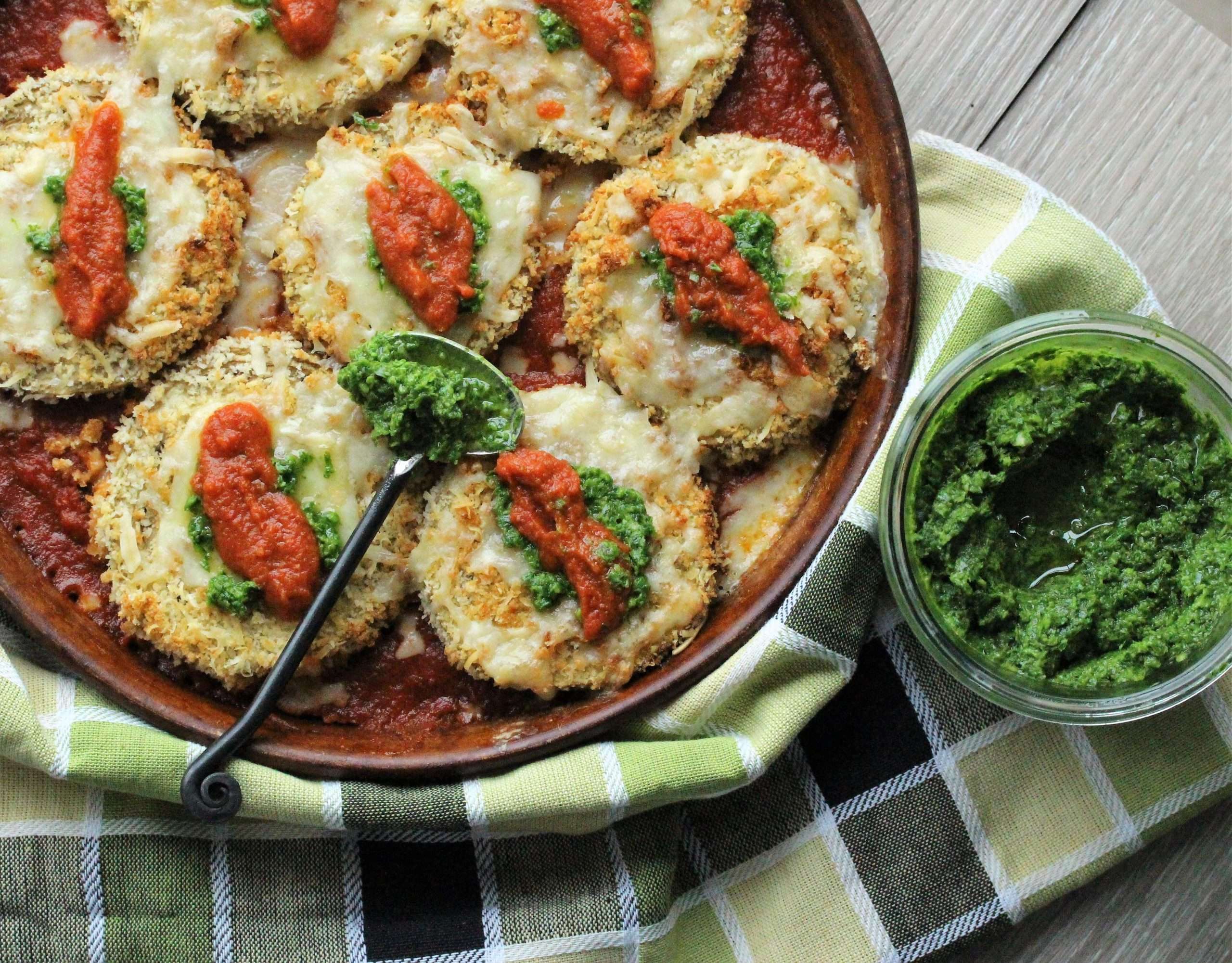 Good-For-You Baked Eggplant Parmigiana