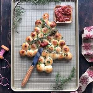 chrismukkah pizza bread