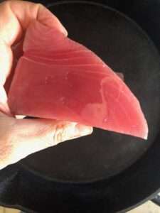 this is frozen tuna defrosted