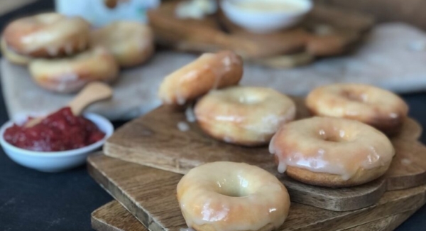 Air Fryer Donuts (with a Springtime Twist)