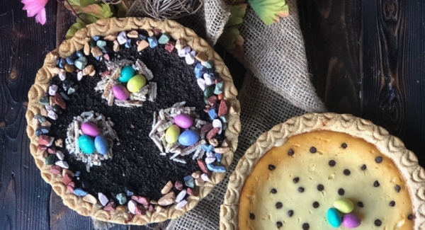 Easter Chocolate Chip Ricotta Pie
