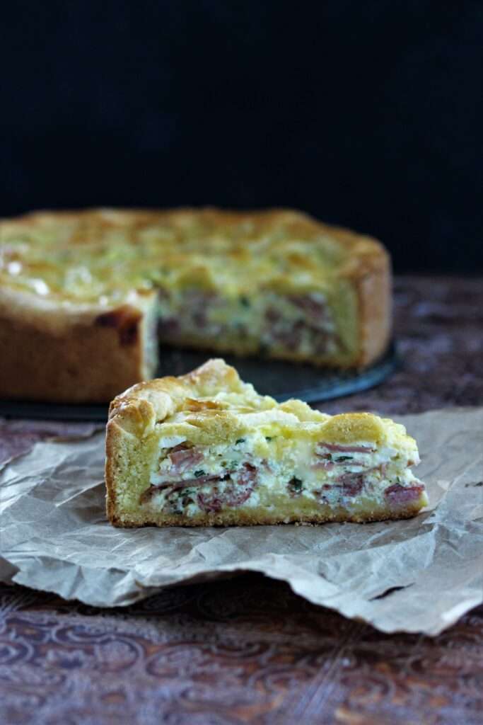 chocolate chip ricotta pie