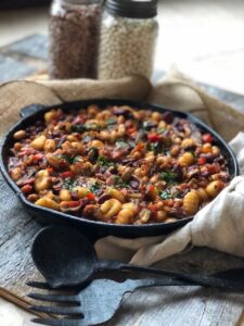 One-Skillet Easy Gnocchi Dinner (Vegan too!) Just Crumbs Blog by Suzie Durigon