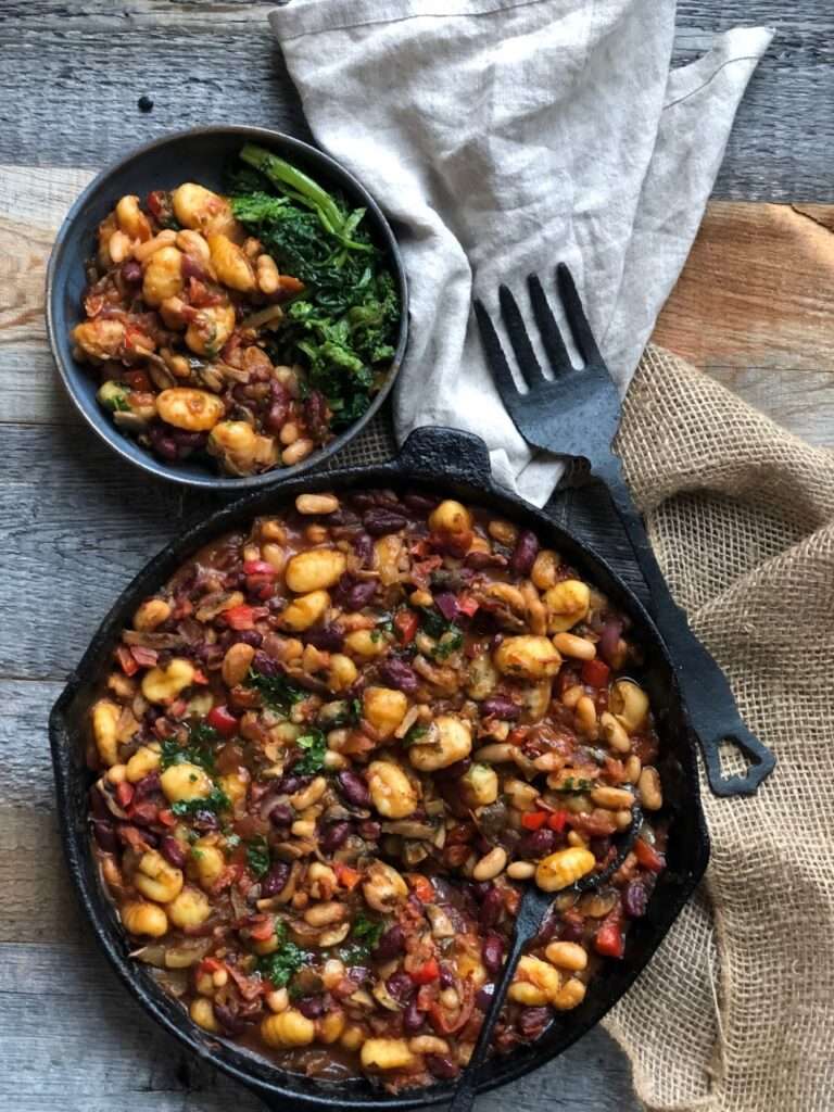 One-Skillet Easy Gnocchi Vegan Dinner Easy Gnocchi Vegan Dinner