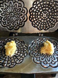 Mother's Day Pizzelle Just Crumbs Blog by Suzie Durigon