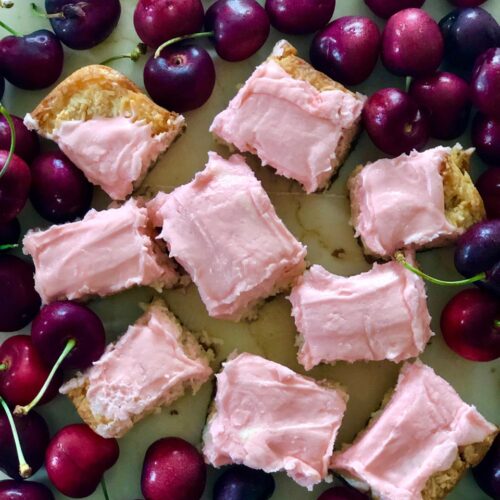 Old Fashioned Pink Lady Squares