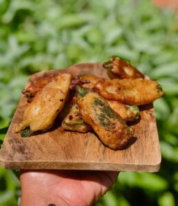 Fried Anchovy-Filled Sage "Sandwiches" Just Crumbs Blog by Suzie Duringon