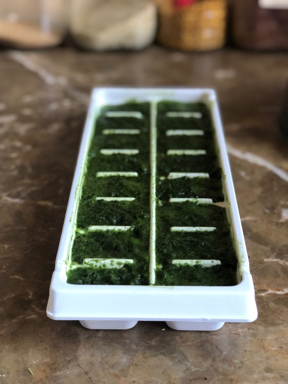 how to make frozen kale cubes