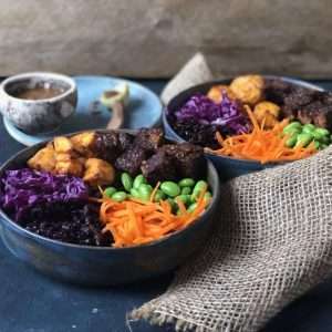Easy Vegan Buddah Bowl Just Crumbs by Suzie Durigon
