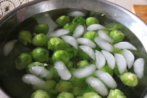 how to prep brussel sprouts