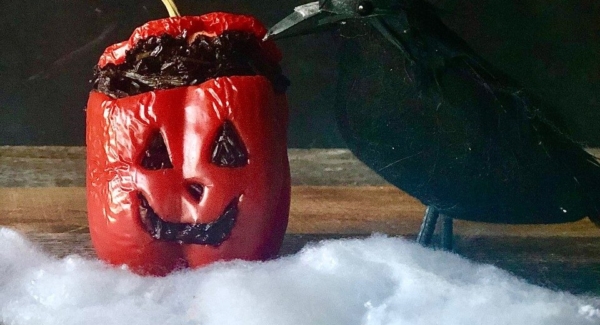 Scary Stuffed Halloween Peppers and Some Pre-Trick or Treat Dinner Ideas