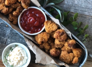 Healthy Homemade Shake and Bake Popcorn Chicken (Air Fry and Oven)