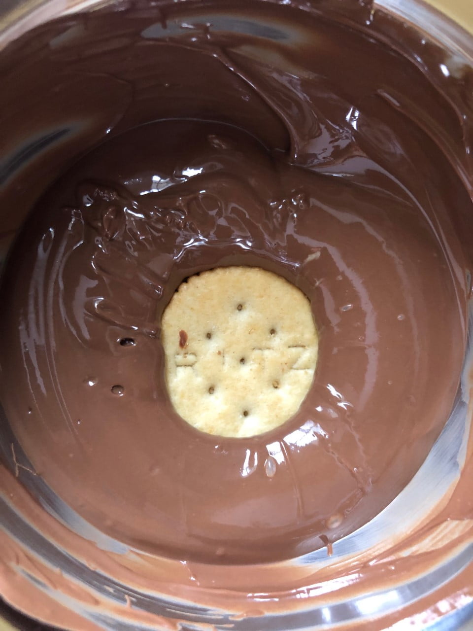 chocolate covered peanut butter caramel Ritz crackers