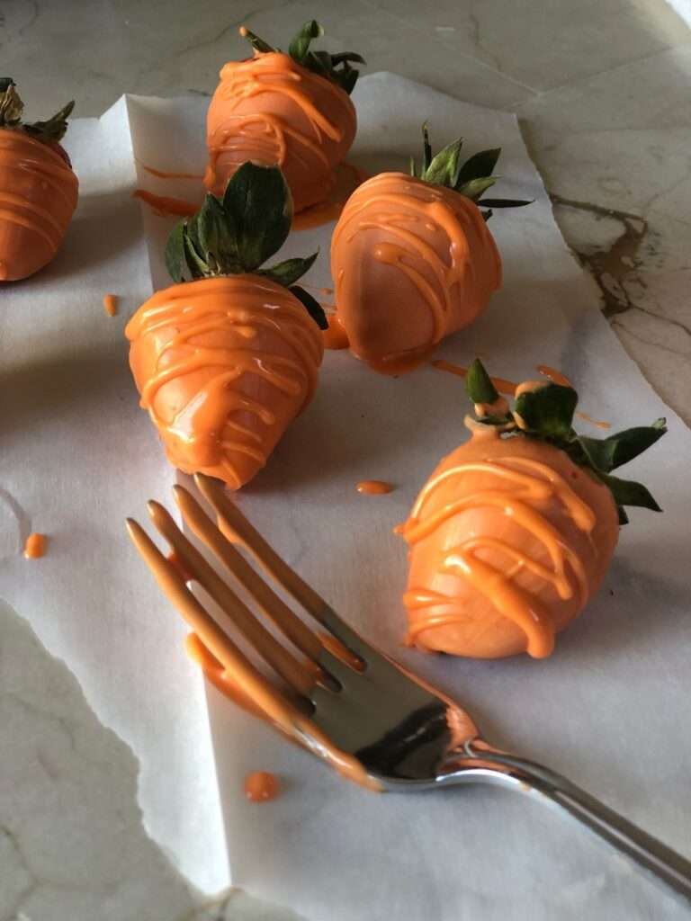 brownie carrot pots