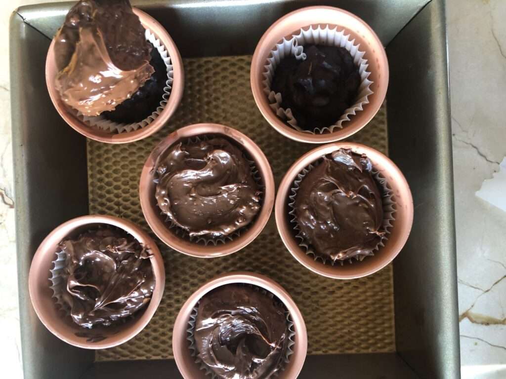 brownie carrot pots