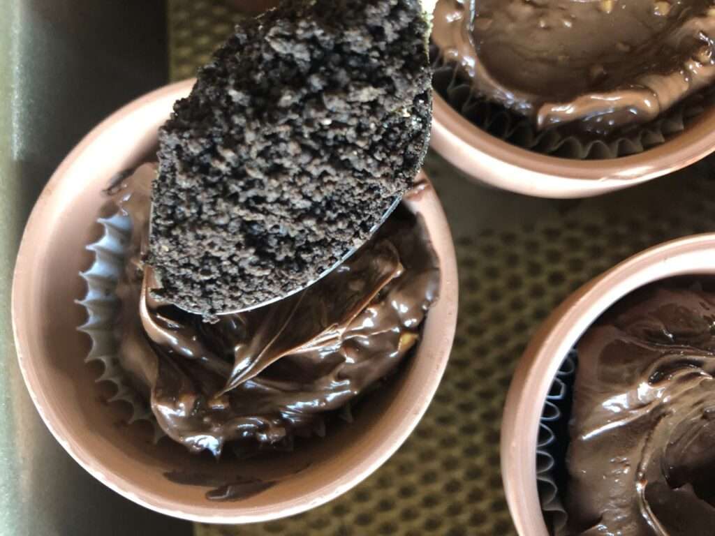brownie carrot pots