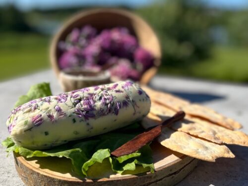 Chive flower butter recipe