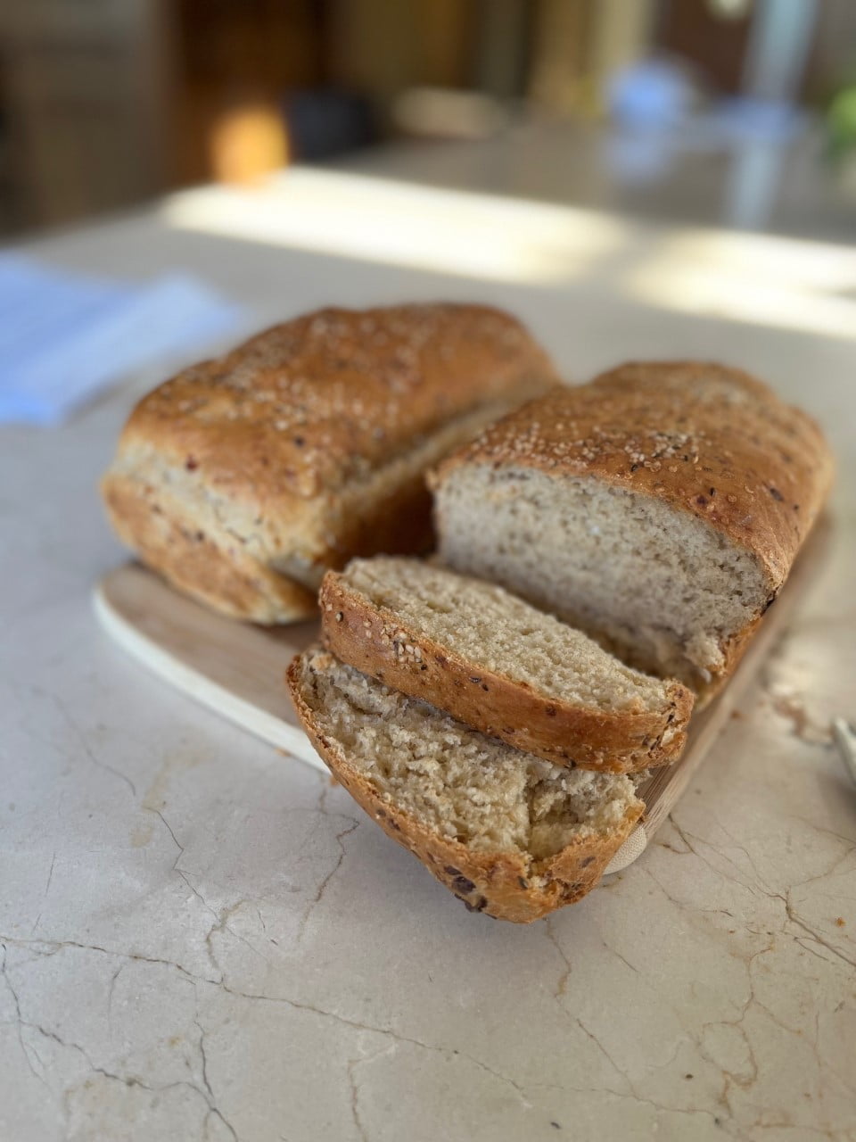 high protein cottage cheese bread